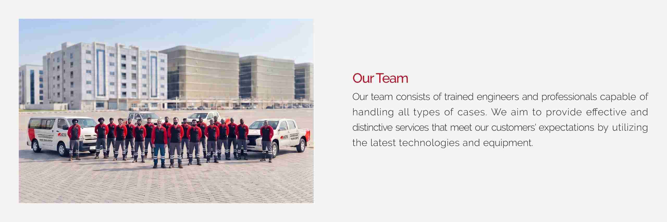 maintenance team Umm Al Quwain working on building systems
